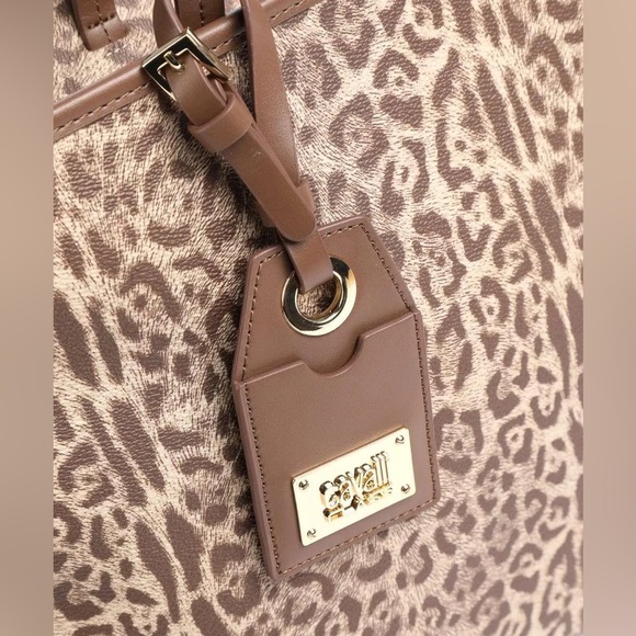 CAVALLI CLASS BY ROBERTO CAVALLI Leopard-Print Tote Bag - Picture 16 of 16